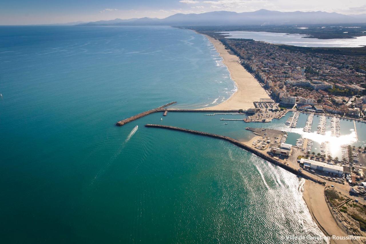 "Chill" Magnifique Vue Sur La Mer Et Le Port Au Coeur De La Ville En Premiere Ligne Canet-en-Roussillon Ngoại thất bức ảnh